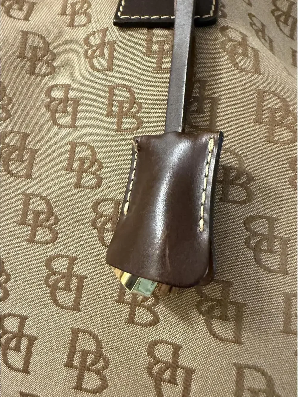 Dooney & Bourke Monogram Canvas Weekender Satchel Bag